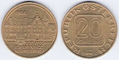 20 schilling (Grafenegg Palace) from Austria