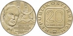 20 schilling (70th Anniversary of the death of Hugo Von Hofmannsthal) from Austria