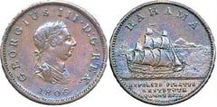 1 penny (Colonia Británica) from Bahamas