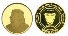 10 dinars (Opening of Hamad Town) from Bahrain