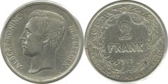 2 francs (Alberto I der belgen) from Belgium
