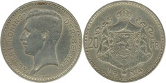 20 francs (Alberto I der belgen) from Belgium