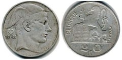 20 francs (Leopold III - Belgium) from Belgium