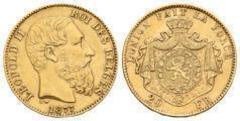 20 francs (Leopold II des belges) from Belgium