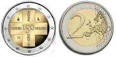 2 euro (150 Aniversario de la Cruz Roja en Bélgica) from Belgium