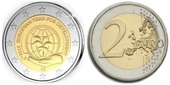 2 euro (Año Europeo del Desarrollo) from Belgium