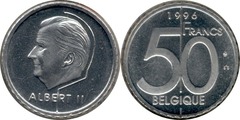 50 francs (Alberto II - Belgique) from Belgium