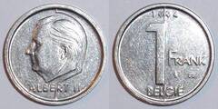 1 franc (Alberto II - België) from Belgium