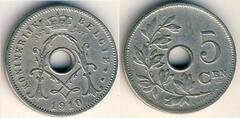 5 centimes (Albert I - België) from Belgium
