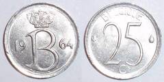 25 centimes (Balduino I - Belgique) from Belgium