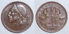 20 centimes (Balduino I - Belgique) from Belgium