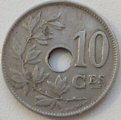 10 centimes (Albert I - Belgium) from Belgium