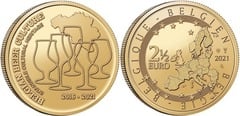 2 1/2 euro (5th Anniversary of Belgian beer as Intangible Heritage) from Belgium
