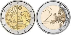 2 euro (Asistencia sanitaria durante la pandemia Covid) from Belgium
