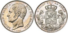 2 1/2 franc (Leopoldo I des belges) from Belgium