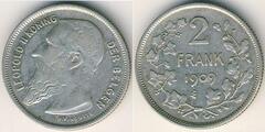 2 francs (Leopold II der belgen) from Belgium