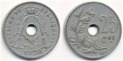 25 centimes (Albert I - Belgium) from Belgium