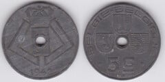 5 centimes (Leopold III - België-Belgique) from Belgium