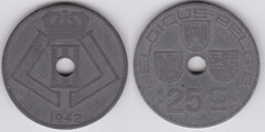 25 centimes (Leopoldo III - Belgique-België) from Belgium