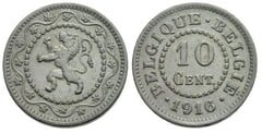 10 centimes (Alberto I - Belgique-België) from Belgium