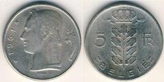 5 francs (Baldwin I - Belgium) from Belgium