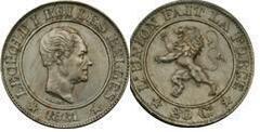 20 centimes (Leopoldo I des belges) from Belgium