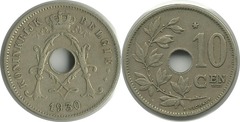 10 centimes (Albert I - België) from Belgium