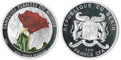 100 francs CFA (Plantas del Mundo) from Benin