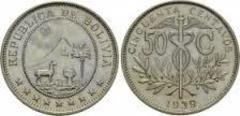 50 centavos from Bolivia