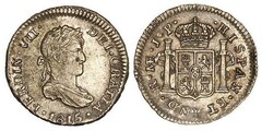 1/2 real (Fernando VII) from Bolivia
