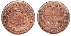 1 centavo  from Bolivia