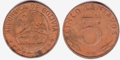 5 centavos from Bolivia