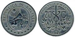 20 centavos from Bolivia