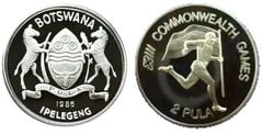 2 pula (XIII Juegos de la Commonwealth) from Botswana