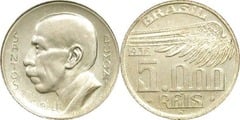 5.000 réis (Alberto Santos Dumont) from Brazil