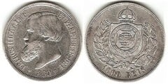 1.000 réis (Peter II) from Brazil