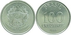 100 cruzeiros from Brazil
