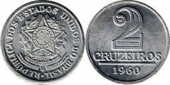 2 cruzeiros from Brazil