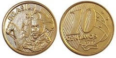 10 centavos (Peter I) from Brazil