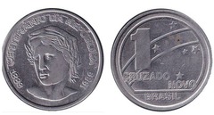 1 cruzado nuevo (Centennial of the Republic) from Brazil