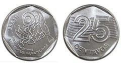 25 centavos (50th Anniversary of FAO) from Brazil