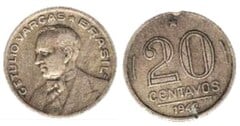 20 centavos (Getulio Vargas) from Brazil