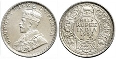 1/2 rupee from British India