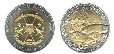 Photo of 50 francs CFA (Tortuga Marina)