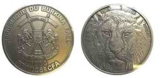 1000 francs CFA (León) from Burkina Faso