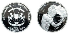 1000 francs CFA (Zeus) from Burkina Faso