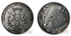 5000 francs CFA (Bebé Smilodon) from Burkina Faso