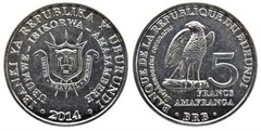 5 francs (Stephanoaetus coronatus) from Burundi