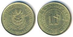 1 franc from Burundi