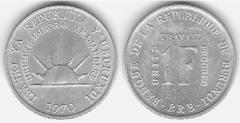 1 franc from Burundi